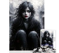 Puzzle per adulti 1000 pezzi Città delle ombre Decorazione per la casa Giocattoli Regali per donne Uomini Gioco pratico per compleanno Natale Dimensioni 50x75cm
