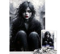 Puzzle per adulti 1000 pezzi Città delle ombre Giocattoli antistress Regali per donne e uomini per gioco educativo impegnativo da completare Dimensioni 38x52cm