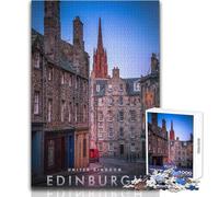 Puzzle per adulti 1000 pezzi Città di Edimburgo Rompicapo Giochi per famiglie Apprendimento Educativo Giocattolo educativo Dimensioni 38x52cm