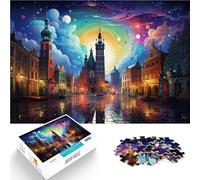Puzzle per adulti 1000 pezzi Città Vecchia di Cracovia Decorazione per la casa Puzzle 26 x 38 cm Decorazione per la casa unica e regali