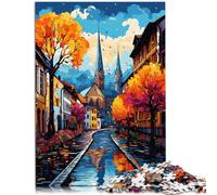 Puzzle per adulti 1000 pezzi Città Vecchia di Zurigo Puzzle per 26x38 cm Regalo di compleanno decorazione da parete per adolescenti a partire dai 14 anni