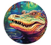 Puzzle per adulti, 1000 pezzi, coccodrilli colorati, puzzle da 1000 pezzi perfetto per adolescenti e collezionisti, ideale come decorazione per la casa e regalo da viaggio (67,5x67,5 cm)