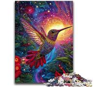 Puzzle per adulti 1000 pezzi Colibrì antistress sfida difficile ogni pezzo è unico - gioco divertente per tutta la famiglia 50x75cm