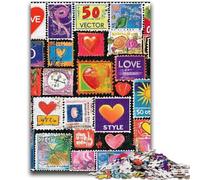 Puzzle per adulti 1000 pezzi collage d'amore difficili antistress sfida difficile come regalo per tutta la famiglia 26x38cm