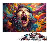 Puzzle per adulti 1000 pezzi Color Neon Art Puzzle di precisione tagliato Ottimo regalo 1000 pezzi (75x50 cm)