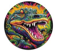 Puzzle per adulti, 1000 pezzi colorati con coccodrilli del Nilo, rompicapo stimolante per adolescenti, divertente serata di giochi in famiglia (67,5x67,5cm)