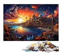 Puzzle per adulti 1000 pezzi colorati decorazione per la casa di Tenerife regali di Natale 1000 pezzi (38x26 cm)