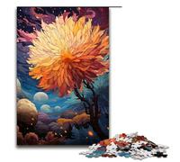 Puzzle per adulti 1000 pezzi colorati fiori psichedelici decorazione per la casa puzzle giocattoli affare come regalo per tutta la famiglia 1000 pezzi (75x50 cm)