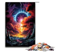 Puzzle per adulti 1000 pezzi colorati paesaggio fantasy decorazione della casa puzzle giocattoli affare come regalo per tutta la famiglia 1000 pezzi (75x50 cm)