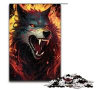 Puzzle per adulti 1000 pezzi colorato cane malvagio psichedelico dal futuro puzzle ogni pezzo è unico - gioco divertente per famiglie impegnativo 1000 pezzi (75x50 cm)