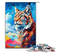 Puzzle per adulti 1000 pezzi colorato e bello a forma di gatto per bambini puzzle in legno giocattolo educativo intellettuale decompressivo 75x50 cm