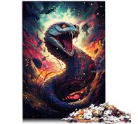 Puzzle per adulti 1000 pezzi colorato serpente veleno giocattolo gioco intellettuale 50 x 75 cm per alleviare lo stress sfida difficile