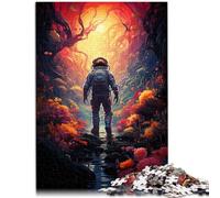 Puzzle per adulti, 1000 pezzi, colore astronauta, attività familiare, puzzle analisi e logica, per adolescenti dai 14 anni, 26 x 38 cm
