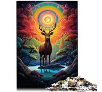 Puzzle per adulti 1000 pezzi Colore cervo Giochi Giocattoli Regalo è ideale come Regalo per tutta la famiglia 14,96 pollici x 20,47 pollici per adolescenti da 14 anni e oltre
