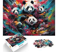 Puzzle per adulti 1000 pezzi Colore Panda Sollievo dello Stress 26 x 38 cm Sollievo dello Stress Staycation Uccidi il tempo per i 14 anni e più