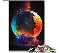Puzzle per adulti, 1000 pezzi con pianeti della galassia, ideale per gli innamorati, perfetto regalo di Natale, Capodanno e San Valentino (dimensioni: 26x38cm)
