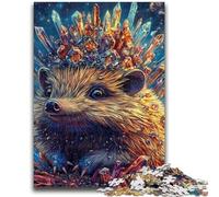 Puzzle per adulti 1000 pezzi con ricci, attività divertenti per la famiglia, attività a casa, regalo di compleanno, regali da viaggio 38x26cm