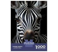 Puzzle Per Adulti 1000 Pezzi Cool Zebra Animal Portrait Puzzle Per Adolescenti Gioco Pratico Regali Per Donne Regali Di Natale Compleanno 70x50cm/1000pcs