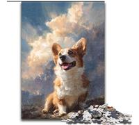 Puzzle per adulti 1000 pezzi Corgi in The Cloud Puzzle per adulti 26X38CM Ideale per divertimento in famiglia, relax e regali per le feste