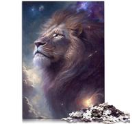 Puzzle per adulti 1000 pezzi Cosmic Leone Gioco di riflessione divertente a casa Regalo di compleanno Regalo di viaggio per adolescenti dai 14 anni e oltre 50 x 70 cm