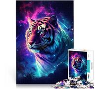 Puzzle per adulti 1000 pezzi Cosmic Leopard Puzzle Regali 26 x 38 cm Gioco educativo per Compleanno Natale per 14 anni