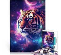Puzzle per adulti 1000 pezzi Cosmic Leopard Puzzle tagliato con precisione Sollievo dello Stress Staycation Uccide il tempo per adolescenti dai 14 anni e oltre 26x38cm