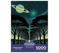 Puzzle Per Adulti 1000 Pezzi Cosmic Tree-Lined Road to The Stars Puzzle Per Adolescenti Giochi Rilassanti Decorazione Perfetta Attività Divertenti A Casa 38x26cm/1000pcs