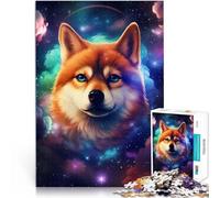 Puzzle per adulti, 1000 pezzi, cosmico Shiba Inu, puzzle - analisi e logica del gioco sofisticato, adatto per ragazzi dai 14 anni, 26 x 38 cm