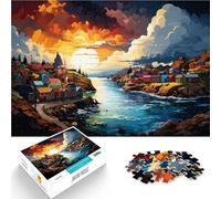 Puzzle per Adulti 1000 pezzi Costa Est della Svezia Giocattoli di Intrattenimento Famiglia 26x38cm Gioco educativo per Compleanno Natale