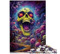 Puzzle per adulti 1000 pezzi Cranio malvagio Attività familiare Puzzle Sfida di intelligenza cerebrale Giocattoli avvincenti 50x70cm