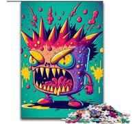 Puzzle per adulti 1000 pezzi Creatura malvagia dei graffiti Puzzle in cartone dimensioni 38x26cm Gioco creativo per famiglie e arredamento per la casa, regalo di Natale perfetto per adolescenti