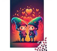 Puzzle per adulti 1000 pezzi Creature Love Duo Puzzle in legno per adulti Gioco educativo Sfida Giocattolo 1000 pezzi (75x50 cm)