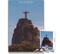 Puzzle per adulti 1000 pezzi Cristo Redentore Giocattoli Giochi educativi Modello Assemblaggio Opera d'arte Regalo Dimensioni 50x75cm