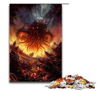 Puzzle per adulti 1000 pezzi Cthulhu Invasion Puzzle in legno 1000 pezzi (75x50 cm)