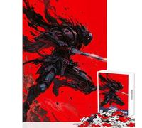 Puzzle per adulti 1000 pezzi Cyberpunk Blood Samurai Warrior Giocattolo Decorazione da parete Regalo divertente Giochi educativi con pezzi completamente ad incastro di forma casuale Dimensioni 38x52cm