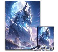 Puzzle per adulti 1000 pezzi Danger of Dragons Anime 14 puzzle di carta BrainChallenging fai da te gioco decorativo famiglia giocattolo interattivo 1000 pezzi (38x26 cm)