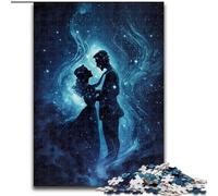 Puzzle per adulti 1000 pezzi "Danza nello spazio" in legno, sviluppa la coordinazione occhio-mano, perfetto come regalo di compleanno 1000 pezzi(50x75cm)