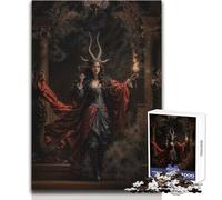 Puzzle per adulti 1000 pezzi Dark Fantasy Lilith Passatempo pacifico e appagante Perfetto incastro Taglio di precisione Dimensioni giocattolo 38x52cm