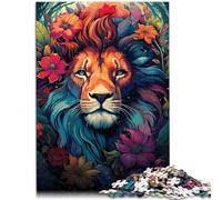 Puzzle per Adulti 1000 pezzi Decorazione della Casa del Leone Giocattoli Puzzle 19,7 pollici x 29,5 pollici Analisi e logica per Adolescenti da 14 Anni e Più