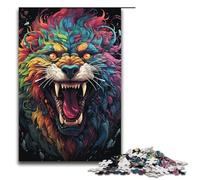 Puzzle per adulti 1000 pezzi decorazione per la casa motivo: bestia misteriosa dipinta ideale come regalo per tutta la famiglia 1000 pezzi (38x26 cm).