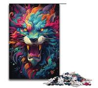 Puzzle per adulti 1000 pezzi decorazione per la casa motivo: bestia misteriosa dipinta ideale come regalo per tutta la famiglia 1000 pezzi (38x26 cm).