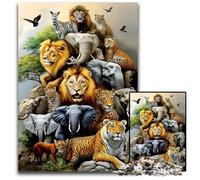 Puzzle per adulti 1000 pezzi del mondo animale, puzzle in legno, rompicapo, compleanno e per età dai 14 anni in su, 50x75cm