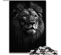 Puzzle per adulti 1000 pezzi del Re Leone, adatti per compleanni, Halloween, Ringraziamento, Pasqua (dimensioni 26x38cm)
