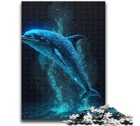 Puzzle per adulti 1000 pezzi Delfino Spazio per 14 anni e oltre Interessanti regali per ridurre lo stress per amici e familiari 50x75cm