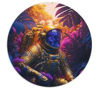 Puzzle per adulti, 1000 pezzi "Destinazione sbagliata", puzzle rotondi da 1000 pezzi per adulti, rompicapo impegnativo, attività per famiglie, decorazione per la casa, regalo di Natale, 67,5x67,5 cm.