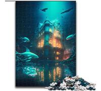 Puzzle per adulti 1000 pezzi di cartone della Città Sotterranea, dimensioni 26x38cm, gioco interattivo per famiglie, sfida mentale, giocattolo educativo