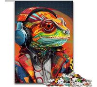 Puzzle per adulti, 1000 pezzi di coccodrilli del Nilo, perfetti per adolescenti, per rafforzare i legami familiari, rompicapo e regalo fai da te per la casa (dimensioni: 50x75cm)