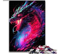 Puzzle per adulti 1000 pezzi di drago anime in cartone, sviluppa la coordinazione occhio-mano, perfetto come regalo di compleanno 1000 pezzi(26x38cm)