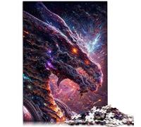 Puzzle per adulti 1000 pezzi di drago spaziale finale difficile e stimolante 50 x 75 cm regalo di compleanno da parete