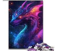 Puzzle per adulti 1000 pezzi di Dragoni della Galassia, perfetti per divertirsi in famiglia a Natale, Ringraziamento, compleanni e Pasqua (dimensioni: 26x38cm)
